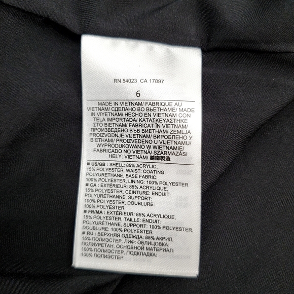 Banana Republic Faux Leather Waist Coated Detail Pencil Skirt - Picture 9 of 10